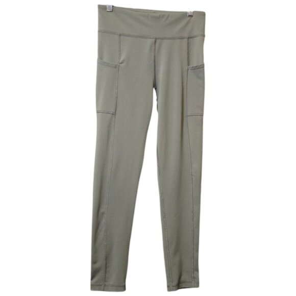 3 for $35    AERO Army Green Leggings sz M - Picture 1 of 9